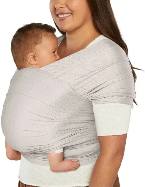 Aura Mesh Elastisches Tragetuch - Softgrau