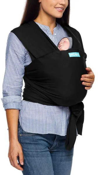 Evolution elastisches Tragetuch - schwarz