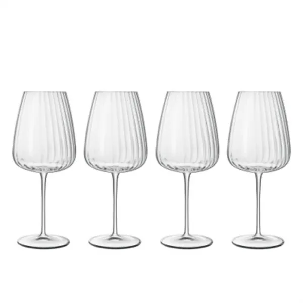 Luigi Bormioli Optica Bordeaux Rotweingläser - 70 cl 4 Stk.