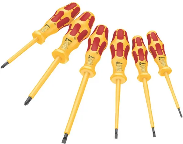 Wera 1060 i/1062 i/6 Schraubendrehersatz Kraftform VDE, 6-teilig