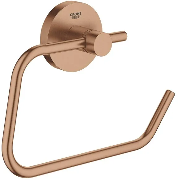 Grohe Essentials WC-Papierhalter, gebürstet warm sunset